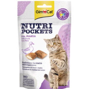 GimCat Nutri Pockets Snack Anatra
