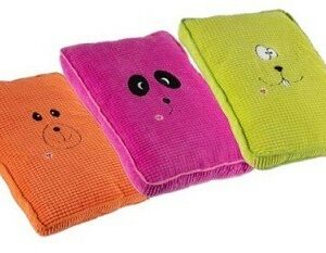 Gimborn Cuscino per Cane o Gatto in Ciniglia Fluo