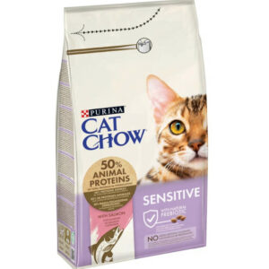 CatChow Sensitive Gatto Adulto al Salmone 1,5kg