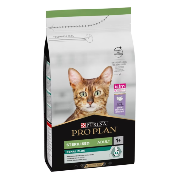 Purina ProPlan Gatto Adulto Sterilised Renal Plus al Tacchino kg1,5