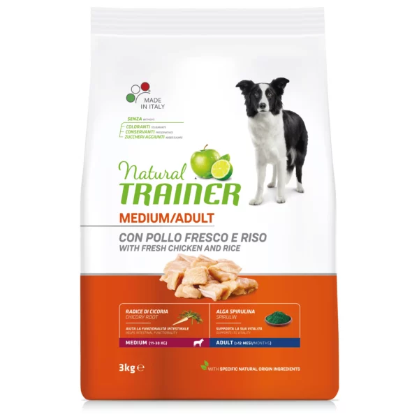Natural Trainer Medium Adult al Pollo kg 3