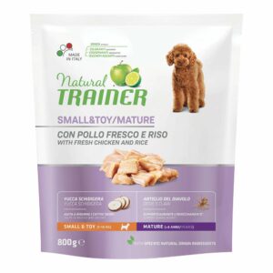 Natural Trainer Small&Toy Mature (>7 anni) Pollo Fresco e Riso 800Gr
