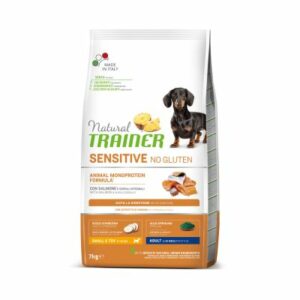 Natural Trainer Sensitive No Gluten Mini Adult Monoproteico con Salmone 2Kg