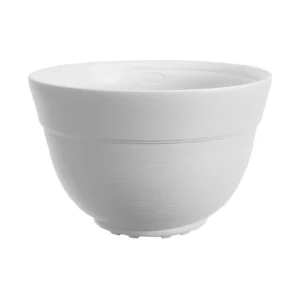 Vaso Dora in Resina Bianco