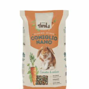 Throls Conigli Nani NO GRAIN Carota e Ortica Kg 1,5