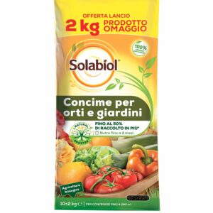 Solabíol Concime Biologico per Orti e Giardini kg10+2gratis