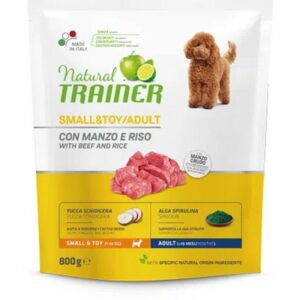 Natural Trainer Small&Toy Adult Manzo e Riso 800Gr