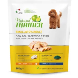 Natural Trainer Small&Toy Adult Pollo Fresco e Riso 800Gr