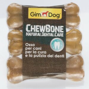 Gimborn Osso Pelle di Bufalo Naturale Dental Care 3PZ 9cm