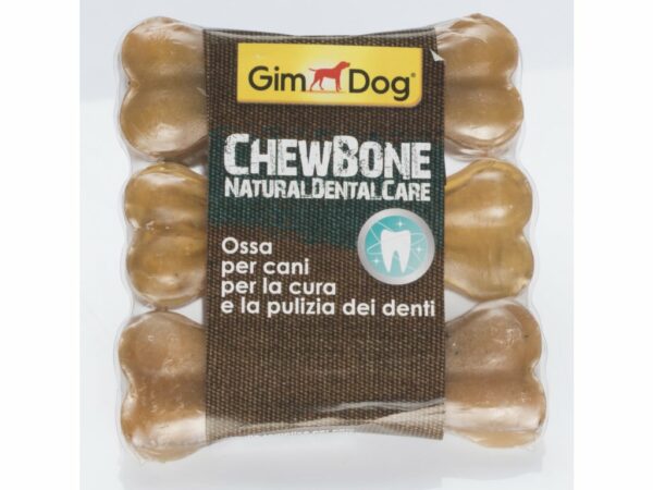 Gimborn Osso Pelle di Bufalo Naturale Dental Care 3PZ 9cm