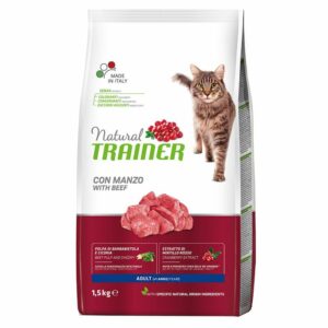 Natural Trainer Adult Crocchette Gatto Manzo