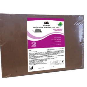 Tavolette Collanti per Topi Ratti Insetti Striscianti 2pz cm19x14