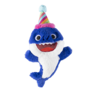 Gimdog Gioco Per Cani Peluche Shark Party Blu cm21