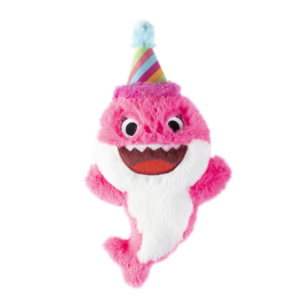 Gimdog Gioco Per Cani Peluche Shark Party Rosa cm21