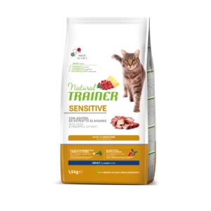 Natural Trainer Adult Sensitive Crocchette Gatto Anatra