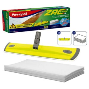 Pannopell Kit Pulizia Completo 1 Scopa+10 Panni