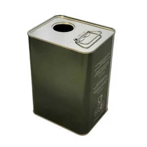 Lattina per Olio Colore Verde con Tappo