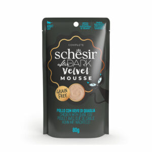 Schesir After Dark Cat Adult Velvet Mousse Pollo con Uova di Quaglia 80gr