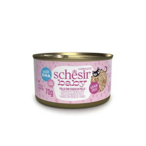 Schesir Baby Complete Kitten Umido per Gattini con Pollo e Fegato di Pollo gr70
