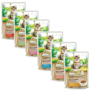Stuzzy Cat Bocconcini Cotto al Vapore per Gatti Adulti 85gr