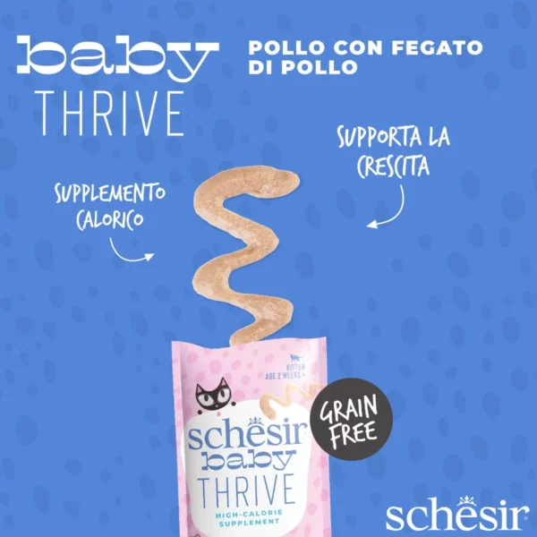 Schesir Baby Trive Integratore per Gattini 8x20gr - immagine 2