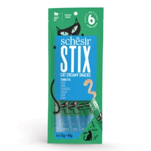 Schesir Stix Snack Cremoso al Tonno per Gatti 6x15gr